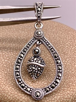 *Подвеска Марказит арт HP0652-606 Вес 4,11 г - фото 313361 *Подвеска Марказит арт HP0652-606 Вес 4,11 г - фото 313361