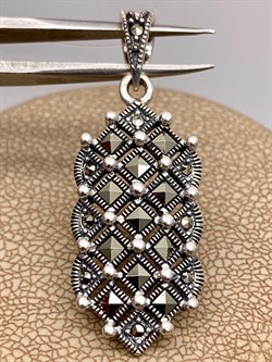 *Подвеска Марказит арт. П 448-376 вес 4 г - фото 313368