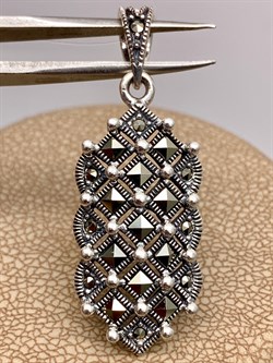 *Подвеска Марказит арт. П 448-376 вес 4 г - фото 313381