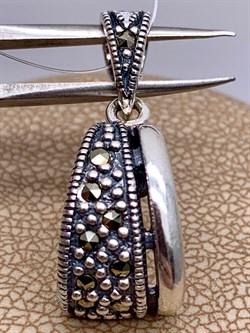 *Подвеска Марказит арт. 24597-908 Вес 3,25 г - фото 313465 *Подвеска Марказит арт. 24597-908 Вес 3,25 г - фото 313465