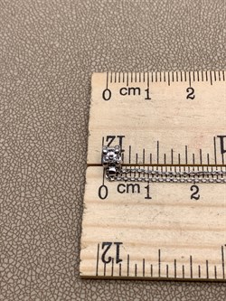 *Колье р.45 Белый бр цв Белое арт. 64003-200-107 вес 2,29 г - фото 313540 *Колье р.45 Белый бр цв Белое арт. 64003-200-107 вес 2,29 г - фото 313540