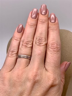 *Кольцо р.16,5 Белый бр цв Белое арт. 13459-200-367 вес 1,27 г - фото 313571