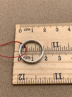 *Кольцо р.16,5 Белый бр цв Белое арт. 13459-200-367 вес 1,27 г - фото 313573