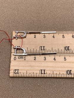 *Серьги Белый бр цв Белое арт. 23459-200-205 вес 2,79 г - фото 313613