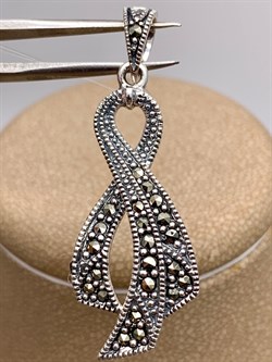 *Кулон Лента Марказит арт. HP0109SP-705 Вес 3,84 г - фото 313681 *Кулон Лента Марказит арт. HP0109SP-705 Вес 3,84 г - фото 313681