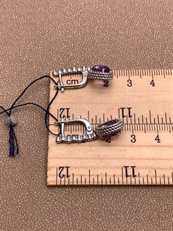 *Серьги Аметист арт. 02-1961/00АМ-00-383 Вес 4,99 г - фото 313712 *Серьги Аметист арт. 02-1961/00АМ-00-383 Вес 4,99 г - фото 313712