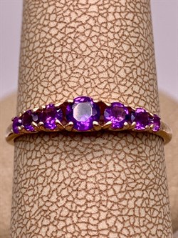 *Кольцо р.19 Аметист арт. 01-2250/00АМ-06-421 Вес 1,51 г - фото 313760