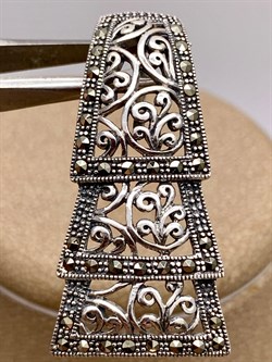 *Подвеска Жабо Марказит арт. П 810-639 вес 4,48 г - фото 313812 *Подвеска Жабо Марказит арт. П 810-639 вес 4,48 г - фото 313812