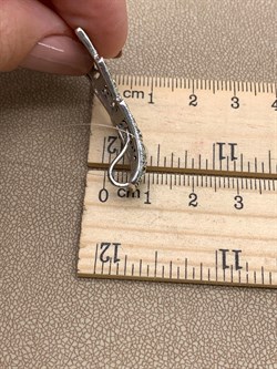 *Подвеска Жабо Марказит арт. П 810-639 вес 4,48 г - фото 313813 *Подвеска Жабо Марказит арт. П 810-639 вес 4,48 г - фото 313813