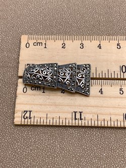 *Подвеска Жабо Марказит арт. П 810-639 вес 4,48 г - фото 313815 *Подвеска Жабо Марказит арт. П 810-639 вес 4,48 г - фото 313815