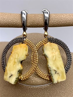 *Серьги Янтарь арт. 43020112591-373, (Вес 11,01г) - фото 314058 *Серьги Янтарь арт. 43020112591-373, (Вес 11,01г) - фото 314058