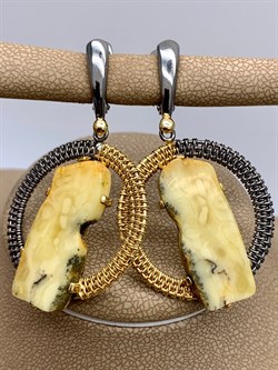 *Серьги Янтарь арт. 43020112591-373, (Вес 11,01г) - фото 314059 *Серьги Янтарь арт. 43020112591-373, (Вес 11,01г) - фото 314059