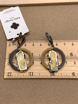 *Серьги Янтарь арт. 43020112591-373, (Вес 11,01г) - фото 314061 *Серьги Янтарь арт. 43020112591-373, (Вес 11,01г) - фото 314061