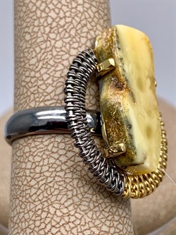 *Кольцо р.16,75 Янтарь арт. 43030112591-434, (Вес 5,9г) - фото 314069 *Кольцо р.16,75 Янтарь арт. 43030112591-434, (Вес 5,9г) - фото 314069