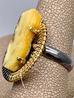 *Кольцо р.16,75 Янтарь арт. 43030112591-434, (Вес 5,9г) - фото 314070 *Кольцо р.16,75 Янтарь арт. 43030112591-434, (Вес 5,9г) - фото 314070