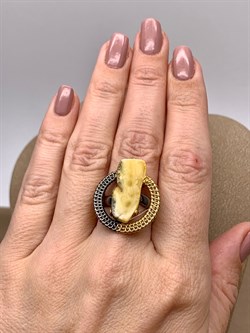 *Кольцо р.16,75 Янтарь арт. 43030112591-434, (Вес 5,9г) - фото 314073 *Кольцо р.16,75 Янтарь арт. 43030112591-434, (Вес 5,9г) - фото 314073