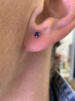 *Пусеты Сапфир цв Красное арт. 282 24-130-292 вес 0,91 г - фото 314106 *Пусеты Сапфир цв Красное арт. 282 24-130-292 вес 0,91 г - фото 314106