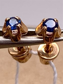 *Пусеты Сапфир цв Красное арт. 282 24-780-431 вес 1,01 г - фото 314134 *Пусеты Сапфир цв Красное арт. 282 24-780-431 вес 1,01 г - фото 314134