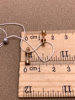 *Пусеты Сапфир цв Красное арт. 282 24-074-273 вес 1,02 г - фото 314150 *Пусеты Сапфир цв Красное арт. 282 24-074-273 вес 1,02 г - фото 314150