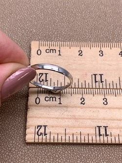 *Кольцо р.17,5 Сапфир цв Белое арт. 1823226-731 вес 1,66 г - фото 314313 *Кольцо р.17,5 Сапфир цв Белое арт. 1823226-731 вес 1,66 г - фото 314313