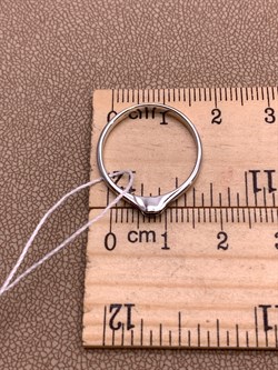 *Кольцо р.17,5 Сапфир цв Белое арт. 1823226-731 вес 1,66 г - фото 314314 *Кольцо р.17,5 Сапфир цв Белое арт. 1823226-731 вес 1,66 г - фото 314314