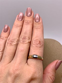 *Кольцо р.18,5 Сапфир цв Лимонное арт. 1820135-784 вес 2,2 г - фото 314381 *Кольцо р.18,5 Сапфир цв Лимонное арт. 1820135-784 вес 2,2 г - фото 314381