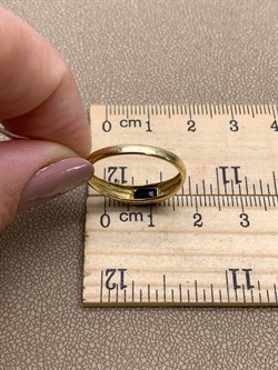 *Кольцо р.18,5 Сапфир цв Лимонное арт. 1820135-784 вес 2,2 г - фото 314382 *Кольцо р.18,5 Сапфир цв Лимонное арт. 1820135-784 вес 2,2 г - фото 314382