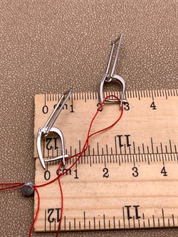 *Серьги Белый бр цв Белое арт. 23678-200-786 вес 3,02 г - фото 314503