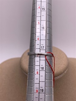 *Кольцо р.17,5 Белый бр цв Белое арт. 13302-200-231 вес 1,98 г - фото 314513