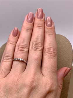 *Кольцо р.16,5 Белый бр цв Белое арт. 12801-200-233, вес 1,47 г - фото 314540