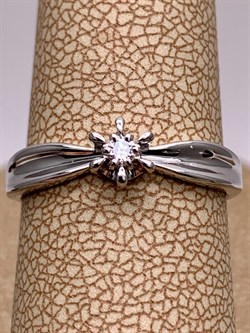 *Кольцо р.17 Белый бр цв Белое арт. 13880-200-632 вес 1,71 г - фото 314573 *Кольцо р.17 Белый бр цв Белое арт. 13880-200-632 вес 1,71 г - фото 314573