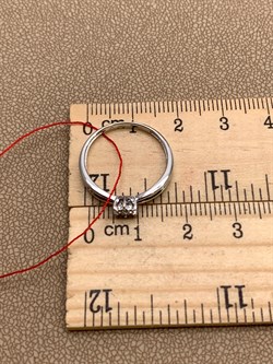 *Кольцо р.17 Белый бр цв Белое арт. 13880-200-632 вес 1,71 г - фото 314576 *Кольцо р.17 Белый бр цв Белое арт. 13880-200-632 вес 1,71 г - фото 314576