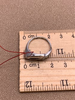 *Кольцо р.17 Белый бр цв Белое арт. 12682-200-917 вес 2,96 г - фото 314587 *Кольцо р.17 Белый бр цв Белое арт. 12682-200-917 вес 2,96 г - фото 314587