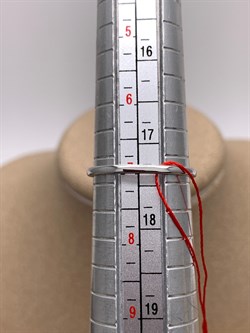 *Кольцо р.17,5 Белый бр цв Белое арт. 14194-200-302 вес 1,13 г - фото 314591