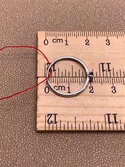 *Кольцо р.17,5 Белый бр цв Белое арт. 14194-200-302 вес 1,13 г - фото 314598