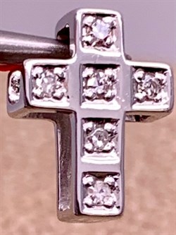 *Подвеска Белый бр цв Белое арт. 3843-200-828 вес 0,68 г - фото 314637 *Подвеска Белый бр цв Белое арт. 3843-200-828 вес 0,68 г - фото 314637