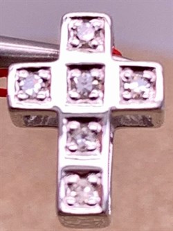 *Подвеска Белый бр цв Белое арт. 3843-200-828 вес 0,68 г - фото 314639 *Подвеска Белый бр цв Белое арт. 3843-200-828 вес 0,68 г - фото 314639