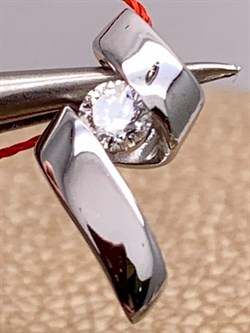 *Подвеска Белый бр цв Белое арт. 3713-200-128 вес 0,98 г - фото 314647 *Подвеска Белый бр цв Белое арт. 3713-200-128 вес 0,98 г - фото 314647