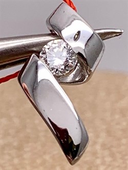 *Подвеска Белый бр цв Белое арт. 3713-200-128 вес 0,98 г - фото 314648 *Подвеска Белый бр цв Белое арт. 3713-200-128 вес 0,98 г - фото 314648