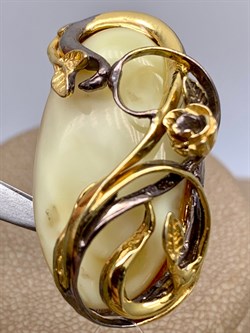 *Брошь Янтарь арт. 41060100619-096 (Вес 9,9г) - фото 314692 *Брошь Янтарь арт. 41060100619-096 (Вес 9,9г) - фото 314692