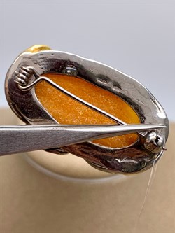 *Брошь Янтарь арт. 41060100619-096 (Вес 9,9г) - фото 314694 *Брошь Янтарь арт. 41060100619-096 (Вес 9,9г) - фото 314694