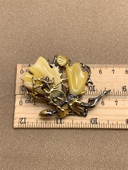 *Брошь Феечка Янтарь арт. 65060100640-425, (Вес 25,65г) - фото 314707 *Брошь Феечка Янтарь арт. 65060100640-425, (Вес 25,65г) - фото 314707