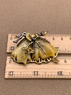 *Брошь Феечка Янтарь арт. 65060100640-548, (Вес 18,97г) - фото 314716 *Брошь Феечка Янтарь арт. 65060100640-548, (Вес 18,97г) - фото 314716