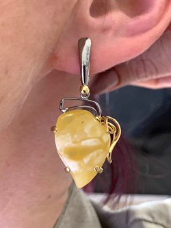 *Серьги Янтарь арт. 43020102519-483, (Вес 7,98г) - фото 314744 *Серьги Янтарь арт. 43020102519-483, (Вес 7,98г) - фото 314744