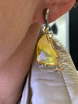 *Серьги Янтарь арт. 43020102519-956, (Вес 8,53г) - фото 314752 *Серьги Янтарь арт. 43020102519-956, (Вес 8,53г) - фото 314752