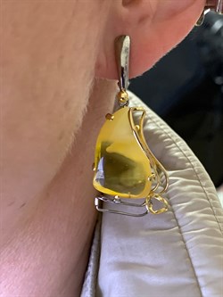 *Серьги Янтарь арт. 43020102519-956, (Вес 8,53г) - фото 314753 *Серьги Янтарь арт. 43020102519-956, (Вес 8,53г) - фото 314753