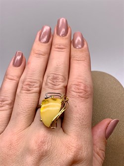 *Кольцо р.18,25 Янтарь арт. 43030102519-182, (Вес 5,21г) - фото 314761 *Кольцо р.18,25 Янтарь арт. 43030102519-182, (Вес 5,21г) - фото 314761