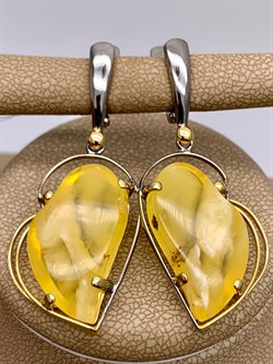 *Серьги Янтарь арт. 43020102519-949, (Вес 7,98г) - фото 314790 *Серьги Янтарь арт. 43020102519-949, (Вес 7,98г) - фото 314790