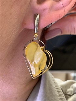 *Серьги Янтарь арт. 43020102519-949, (Вес 7,98г) - фото 314793 *Серьги Янтарь арт. 43020102519-949, (Вес 7,98г) - фото 314793