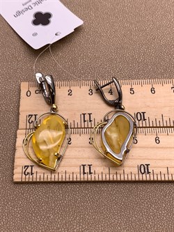 *Серьги Янтарь арт. 43020102519-949, (Вес 7,98г) - фото 314795 *Серьги Янтарь арт. 43020102519-949, (Вес 7,98г) - фото 314795